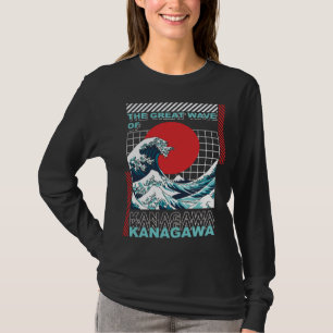 Camiseta La gran ola del arte japonés Kanagawa Hokusai