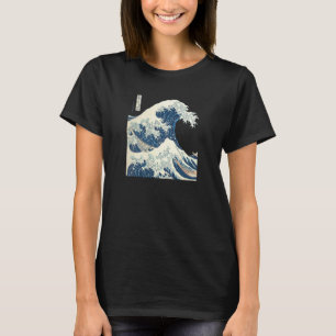 Camiseta La gran ola frente a Kanagawa Katsushika Hokusai