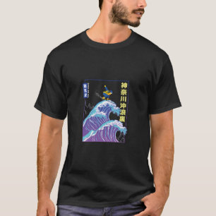 Camiseta La gran ola japonesa de la estética de Kanagawa