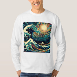 Camiseta La Gran Ola, la ola de Kanagawa v1