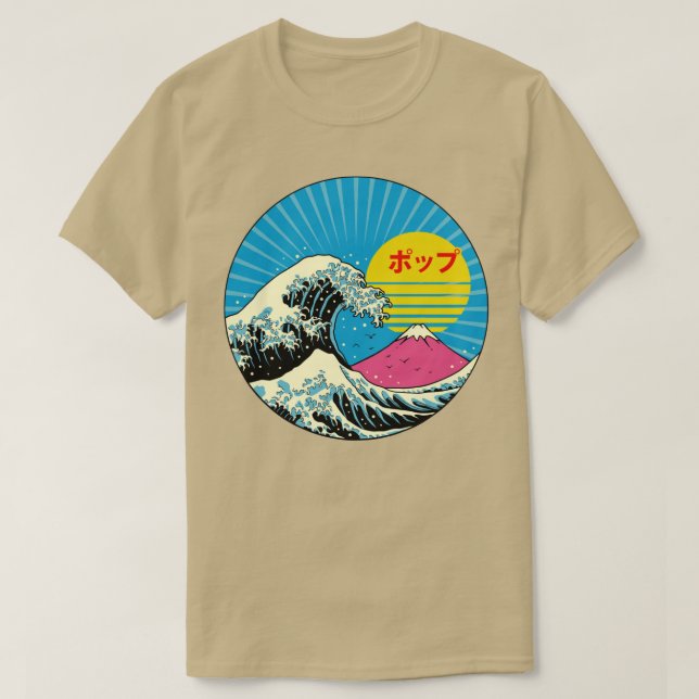 Camiseta La gran ola pop (Diseño del anverso)