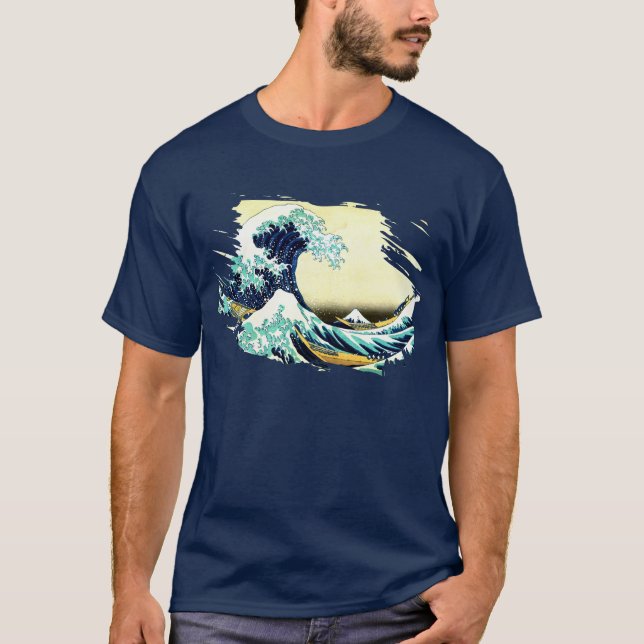 Camiseta La gran onda de Kanagawa (Anverso)