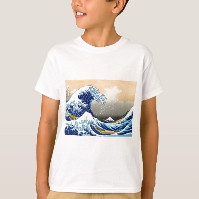 Camiseta La gran onda - Hokusai (Anverso)