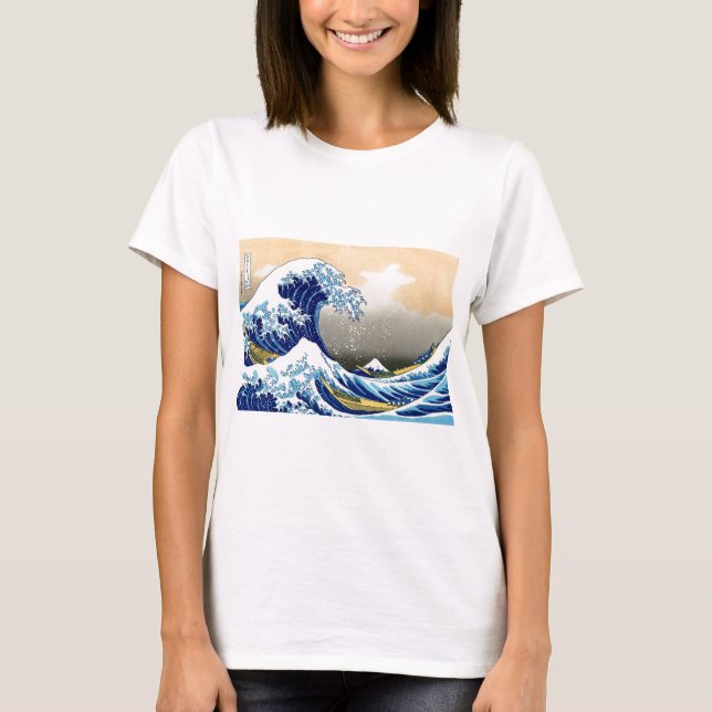 Camiseta La gran onda - Hokusai (Anverso)