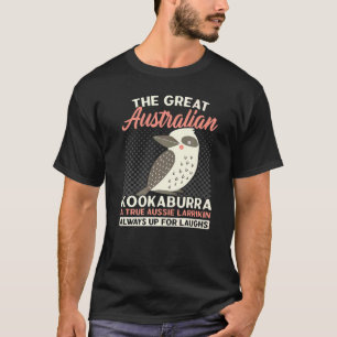 Camiseta La gran orina australiana de aves rojas Kookaburra