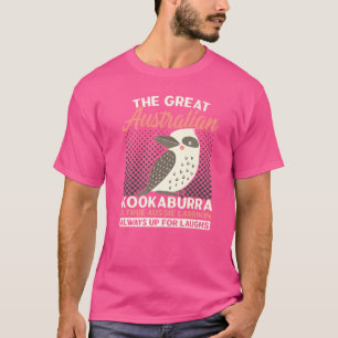 Camiseta La gran orina australiana de aves rojas Kookaburra