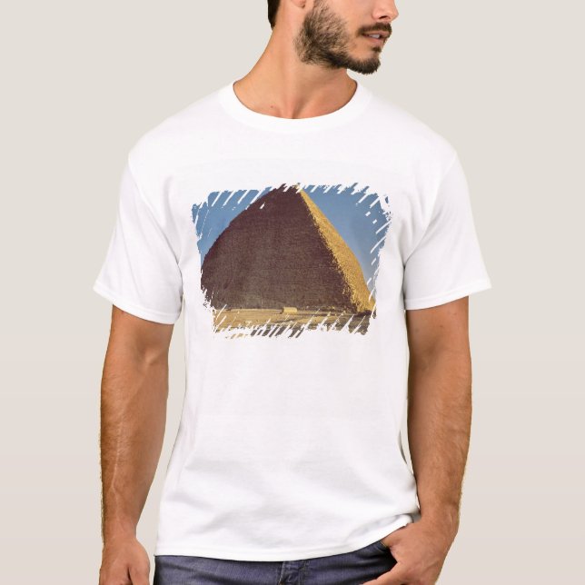 Camiseta La gran pirámide del viejo reino de Khufu (Anverso)