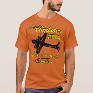 Camiseta La gran superfortaleza B29 de los aviones