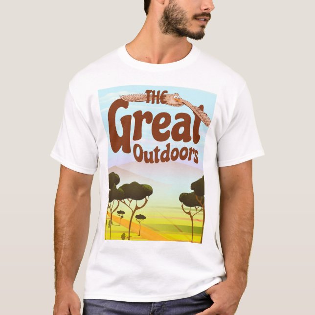 Camiseta La gran terraza exterior (Anverso)