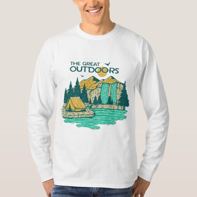 Camiseta La gran terraza exterior (Anverso)