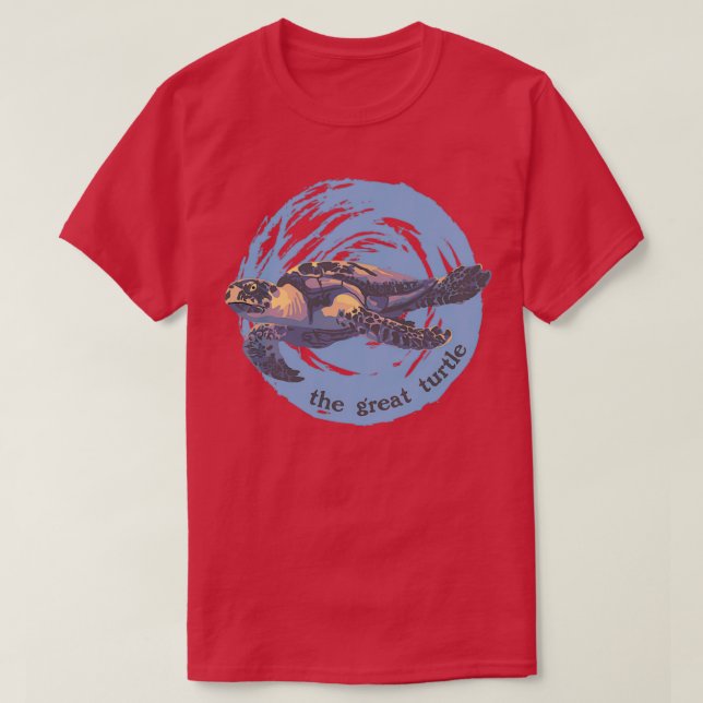 Camiseta La gran tortuga (Diseño del anverso)