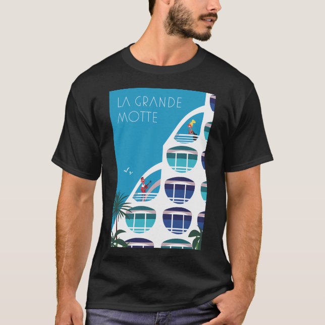 Camiseta La Grande Motte Poster (Anverso)