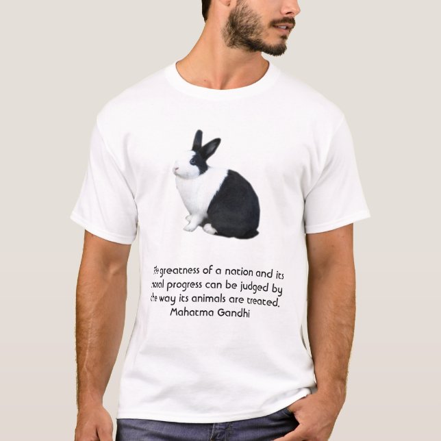 Camiseta La grandeza de una nación se puede juzgar a (Anverso)