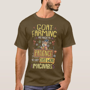 Camiseta La Granja De Cabra Granjera De Cabra Me Ha Enseñad