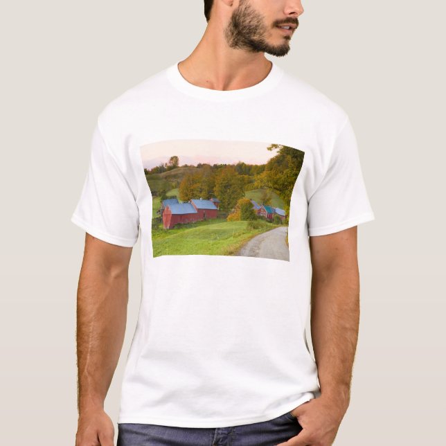 Camiseta La granja de Jenne en Woodstock, Vermont. Caída (Anverso)