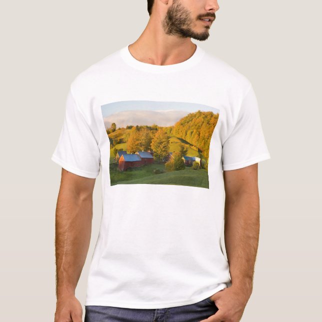 Camiseta La granja de Jenne en Woodstock, Vermont. Caída. 2 (Anverso)
