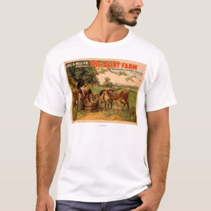 Camiseta La granja lechera un romance del juego hueco