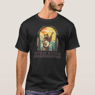Camiseta La Grasa Es Azul En El Banjo De Oso Vintage De Neb