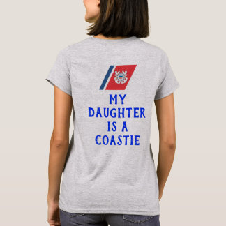 Camiseta La Guardia Costera MOM Mi Hija Es Una Coastilla