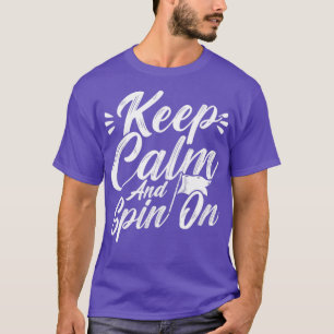 Camiseta La Guardia De Color Del Invierno Mantiene La Calma
