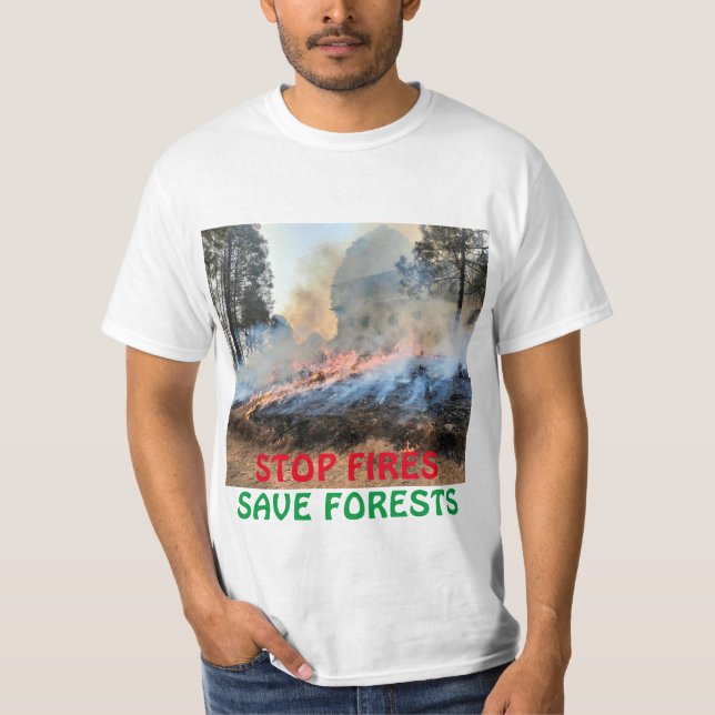 Camiseta La Guardia de las Llamas: Protegiendo nuestros pre (Anverso)