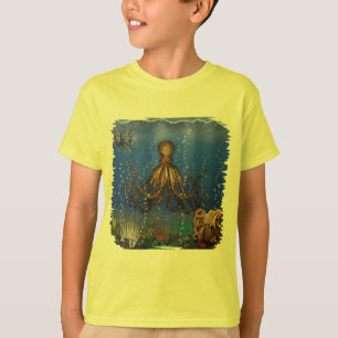 Camiseta La guarida de los pulpos - colorida