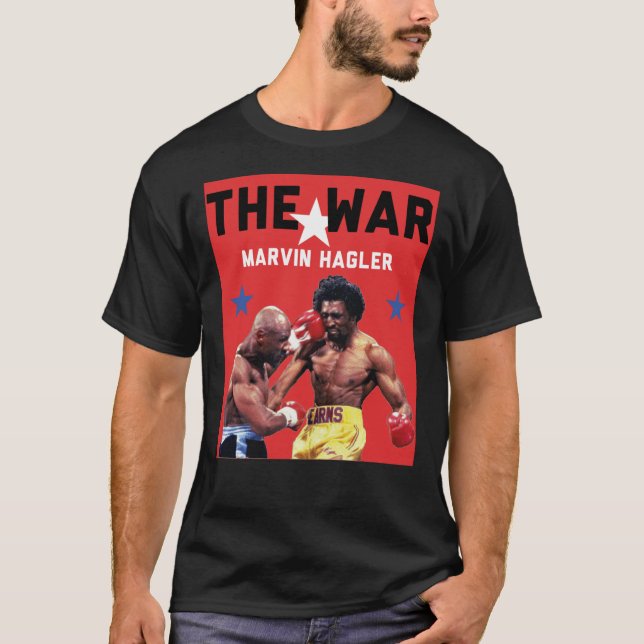 Camiseta La guerra de Hagler contra T-Shirt esencial del co (Anverso)