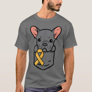 Camiseta La guerra de la cinta del cáncer infantil Pocket F