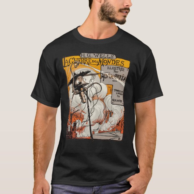 Camiseta La guerra de los mundos del Poster francés de 1906 (Anverso)