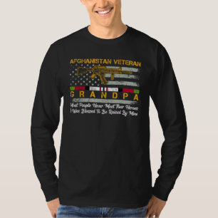 Camiseta La guerra de los veteranos Abuelos de Afganistán