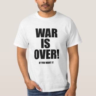 Camiseta La guerra ha terminado
