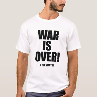 Camiseta La guerra ha terminado