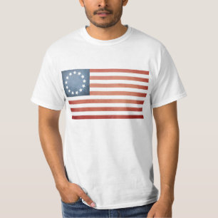 Camiseta La Guerra Revolucionaria Betsy Ross Falseó La Band