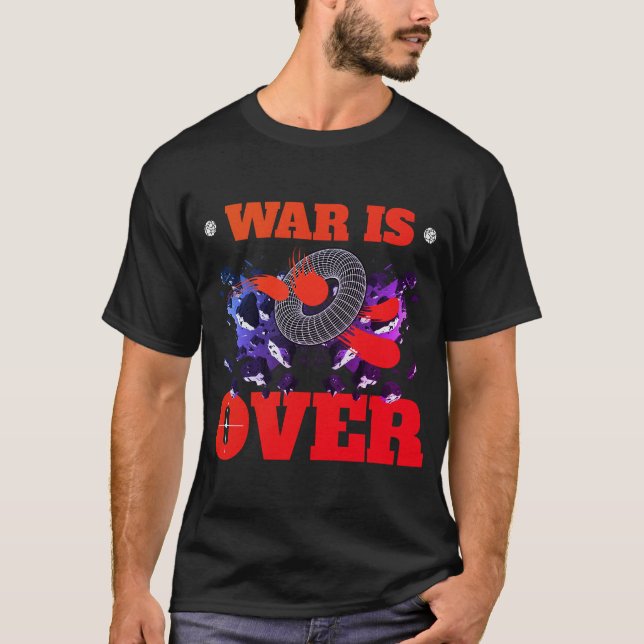 Camiseta La guerra terminó (Anverso)