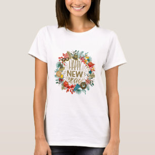 Camiseta La guirnalda de Año Nuevo