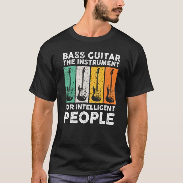 Camiseta La Guitarra Bass El Instrumento Para La Gente Inte (Anverso)