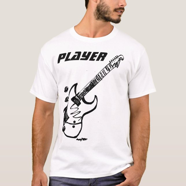 Camiseta La guitarra de los ejes de balancín (Anverso)
