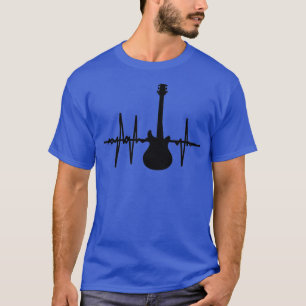 Camiseta La guitarra es mi corazón de guitarristas de latid