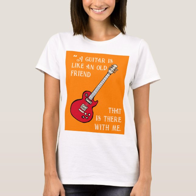 Camiseta la guitarra QUOTE (Anverso)
