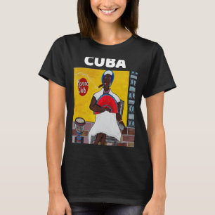 Camiseta La Habana Cuba arte Afro mujer regalo de cigarro c
