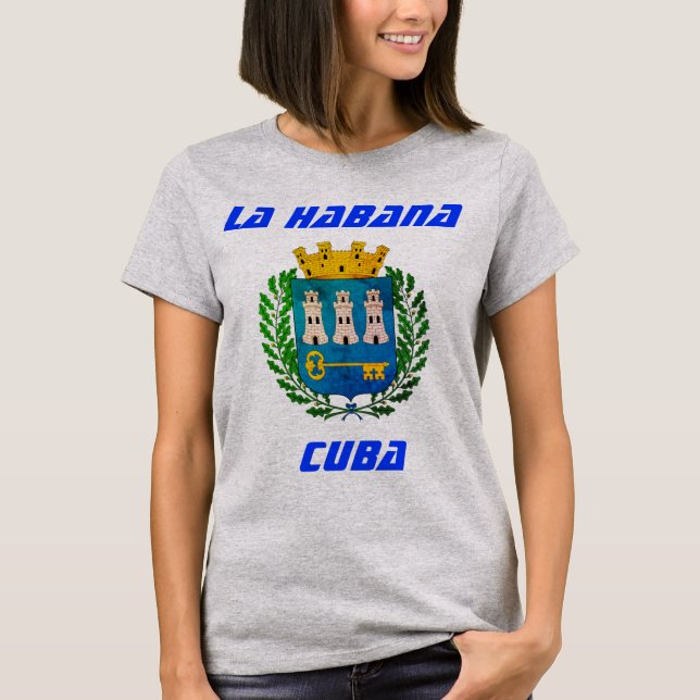 Camiseta La Habana, Cuba, La Habana, Cuba (Capital Cubana) (Anverso)