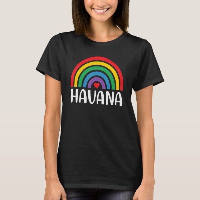 Camiseta La Habana Cuba para viajes de mujeres (Anverso)