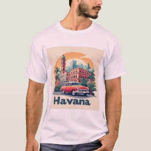 Camiseta La Habana Cuba Regalo de Viaje Antiguo 🌎