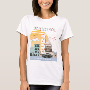 Camiseta La Habana Cuba Viaje por arte