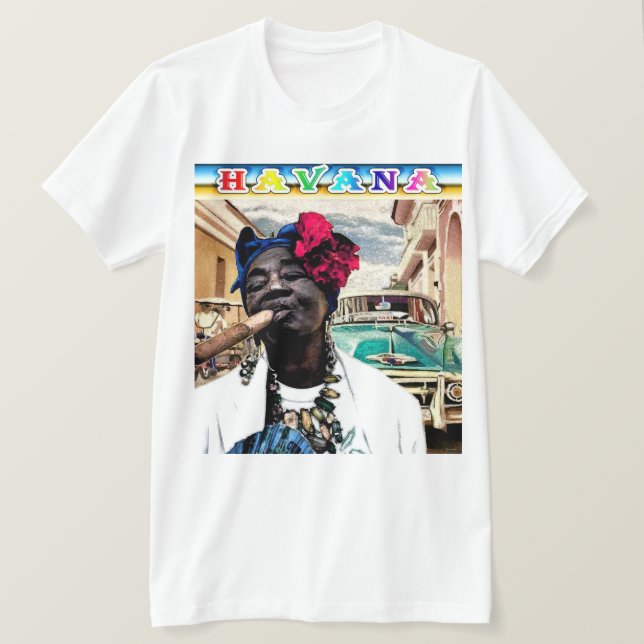 Camiseta La Habana Vintage (Anverso del diseño)
