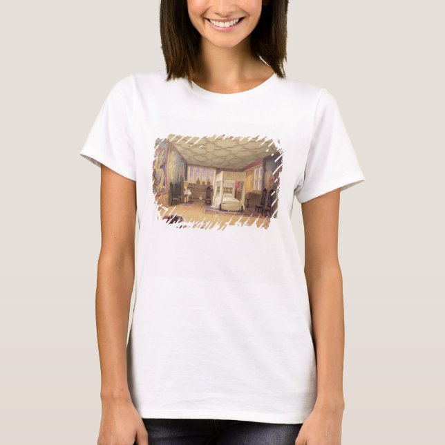 Camiseta La habitación blanca, casa Cotehele, c.1830-40 (co (Anverso)