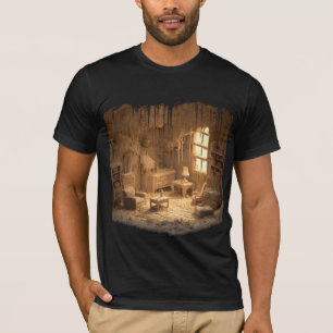 Camiseta La habitación fantasmagórica: arte gótico wearable