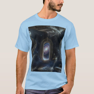 Camiseta La habitación imposible: paisaje onírico cósmico s