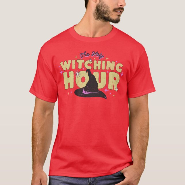 Camiseta La Halloween de la Hora de la Testigos retro (Anverso)