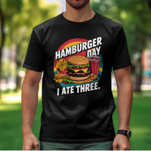 Camiseta La hamburguesa ensordecedora con los Fries Dorados